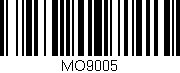 Código de barras (EAN, GTIN, SKU, ISBN): 'MO9005'
