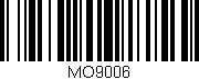 Código de barras (EAN, GTIN, SKU, ISBN): 'MO9006'