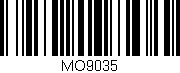 Código de barras (EAN, GTIN, SKU, ISBN): 'MO9035'