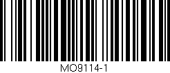 Código de barras (EAN, GTIN, SKU, ISBN): 'MO9114-1'