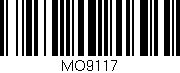 Código de barras (EAN, GTIN, SKU, ISBN): 'MO9117'