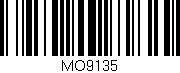 Código de barras (EAN, GTIN, SKU, ISBN): 'MO9135'