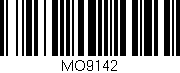 Código de barras (EAN, GTIN, SKU, ISBN): 'MO9142'