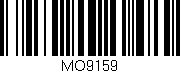 Código de barras (EAN, GTIN, SKU, ISBN): 'MO9159'