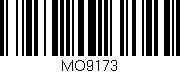 Código de barras (EAN, GTIN, SKU, ISBN): 'MO9173'
