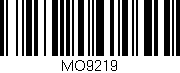 Código de barras (EAN, GTIN, SKU, ISBN): 'MO9219'