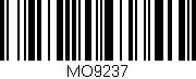 Código de barras (EAN, GTIN, SKU, ISBN): 'MO9237'