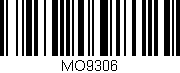 Código de barras (EAN, GTIN, SKU, ISBN): 'MO9306'