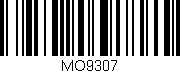 Código de barras (EAN, GTIN, SKU, ISBN): 'MO9307'
