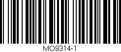 Código de barras (EAN, GTIN, SKU, ISBN): 'MO9314-1'