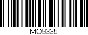 Código de barras (EAN, GTIN, SKU, ISBN): 'MO9335'