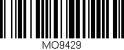 Código de barras (EAN, GTIN, SKU, ISBN): 'MO9429'
