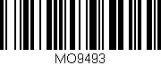Código de barras (EAN, GTIN, SKU, ISBN): 'MO9493'