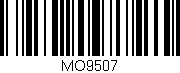 Código de barras (EAN, GTIN, SKU, ISBN): 'MO9507'