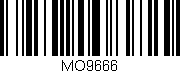 Código de barras (EAN, GTIN, SKU, ISBN): 'MO9666'