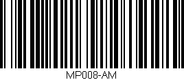 Código de barras (EAN, GTIN, SKU, ISBN): 'MP008-AM'