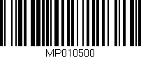 Código de barras (EAN, GTIN, SKU, ISBN): 'MP010500'
