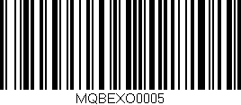 Código de barras (EAN, GTIN, SKU, ISBN): 'MQBEXO0005'