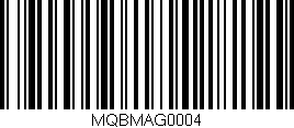 Código de barras (EAN, GTIN, SKU, ISBN): 'MQBMAG0004'