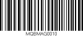 Código de barras (EAN, GTIN, SKU, ISBN): 'MQBMAG0010'
