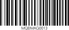 Código de barras (EAN, GTIN, SKU, ISBN): 'MQBMAG0013'