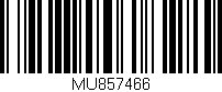 Código de barras (EAN, GTIN, SKU, ISBN): 'MU857466'