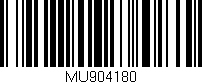 Código de barras (EAN, GTIN, SKU, ISBN): 'MU904180'