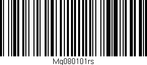 Código de barras (EAN, GTIN, SKU, ISBN): 'Mg080101rs'
