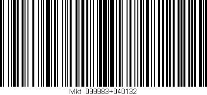 Código de barras (EAN, GTIN, SKU, ISBN): 'Mkt:099983+040132'