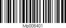 Código de barras (EAN, GTIN, SKU, ISBN): 'Mp006401'