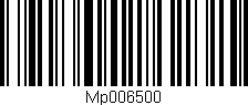Código de barras (EAN, GTIN, SKU, ISBN): 'Mp006500'
