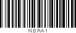 Código de barras (EAN, GTIN, SKU, ISBN): 'N.B.RA-1'