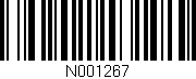 Código de barras (EAN, GTIN, SKU, ISBN): 'N001267'