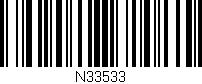 Código de barras (EAN, GTIN, SKU, ISBN): 'N33533'
