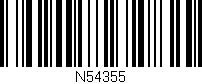 Código de barras (EAN, GTIN, SKU, ISBN): 'N54355'