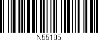 Código de barras (EAN, GTIN, SKU, ISBN): 'N55105'