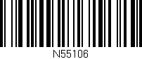 Código de barras (EAN, GTIN, SKU, ISBN): 'N55106'