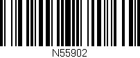 Código de barras (EAN, GTIN, SKU, ISBN): 'N55902'
