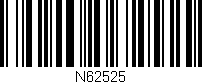 Código de barras (EAN, GTIN, SKU, ISBN): 'N62525'