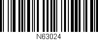 Código de barras (EAN, GTIN, SKU, ISBN): 'N63024'