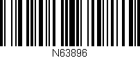 Código de barras (EAN, GTIN, SKU, ISBN): 'N63896'