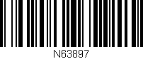 Código de barras (EAN, GTIN, SKU, ISBN): 'N63897'