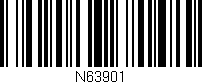 Código de barras (EAN, GTIN, SKU, ISBN): 'N63901'