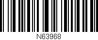 Código de barras (EAN, GTIN, SKU, ISBN): 'N63968'