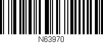 Código de barras (EAN, GTIN, SKU, ISBN): 'N63970'
