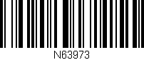 Código de barras (EAN, GTIN, SKU, ISBN): 'N63973'