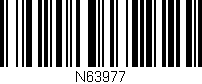 Código de barras (EAN, GTIN, SKU, ISBN): 'N63977'