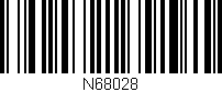 Código de barras (EAN, GTIN, SKU, ISBN): 'N68028'