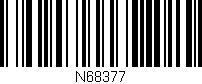 Código de barras (EAN, GTIN, SKU, ISBN): 'N68377'