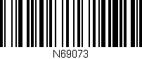 Código de barras (EAN, GTIN, SKU, ISBN): 'N69073'